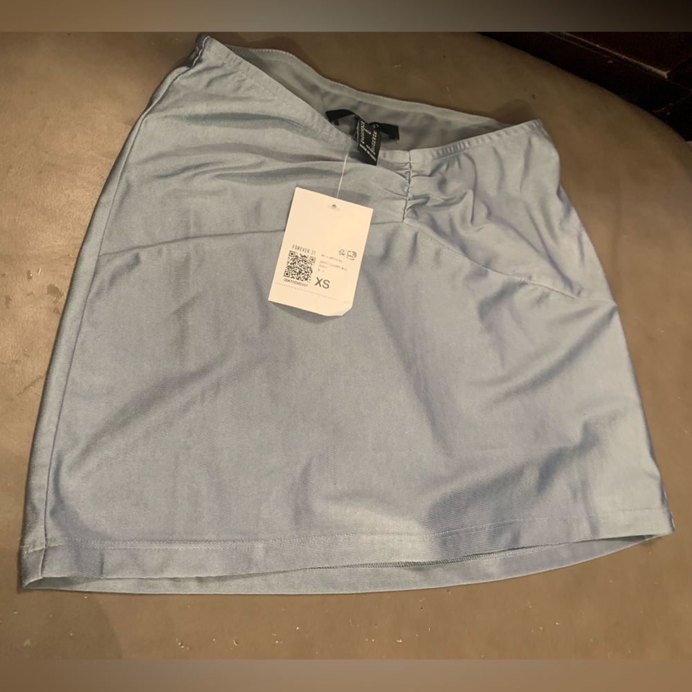 Gray mini skirt